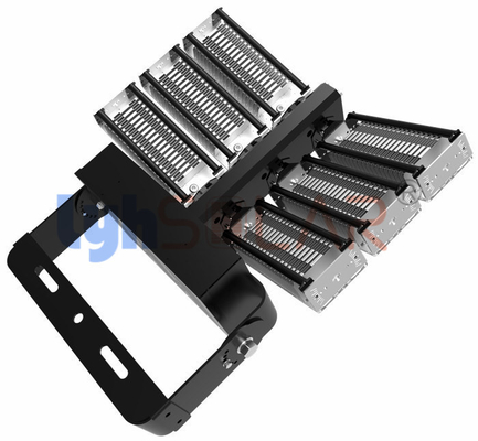 높은 만곡부 SMD5050 칩과 720W 검은 주도하는 경기장 조명은 스포츠 경기장을 위해 112320Lm을 합계합니다