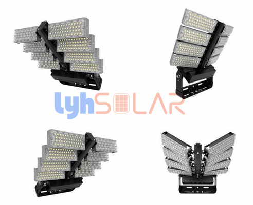 검정색 960W 뒤뜰 경기장은 파우더가 반대 UV와 부식 방지를 코팅하면서 3000-6000k를 밝힙니다