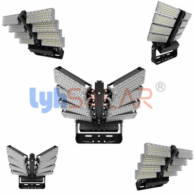 검정색 960W 뒤뜰 경기장은 파우더가 반대 UV와 부식 방지를 코팅하면서 3000-6000k를 밝힙니다
