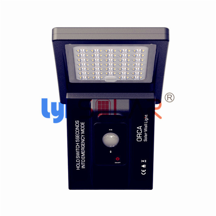 운동 측정기를 가진 1500mAh 태양 감지기 빛 옥외 높은 광도 4000k 4500K