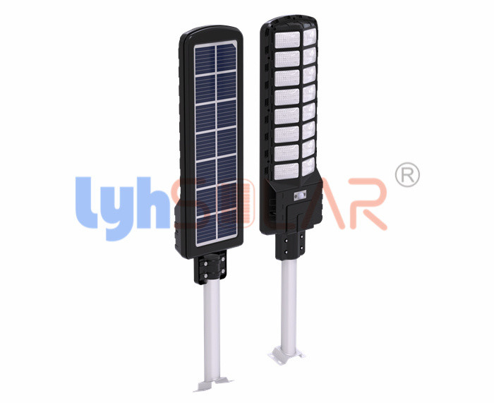 야외인 것을 위해 방수된 IP65와 2500Lm 검은 태양 정원 가로등 Smd5730