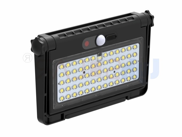 64pcs LED 8W 태양광 홍수등 야외 IP65 방수 가락 조명